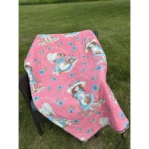 Vintage Petticoats & Pantaloons Kitsch Sleeping Bag Holly Hobbie Like Girl Kitty